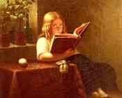 The Reading Girl - 约翰·乔治·迈耶·凡·布勒曼